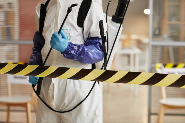 Professional Biohazard Cleanup technician working in Callaway, NE